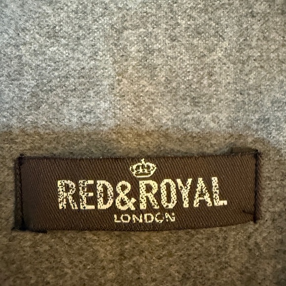 Red & Royal of London Open Front Wool Blend Vest Gilet OS L 42 Lagenlook - Picture 2 of 3